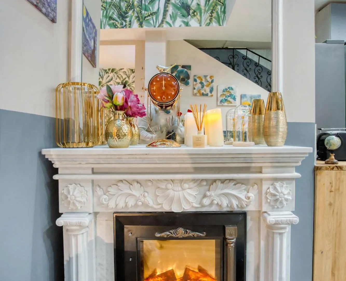 Appartement Elegant Triplex In Paris - Ideal For 10 - Aircon