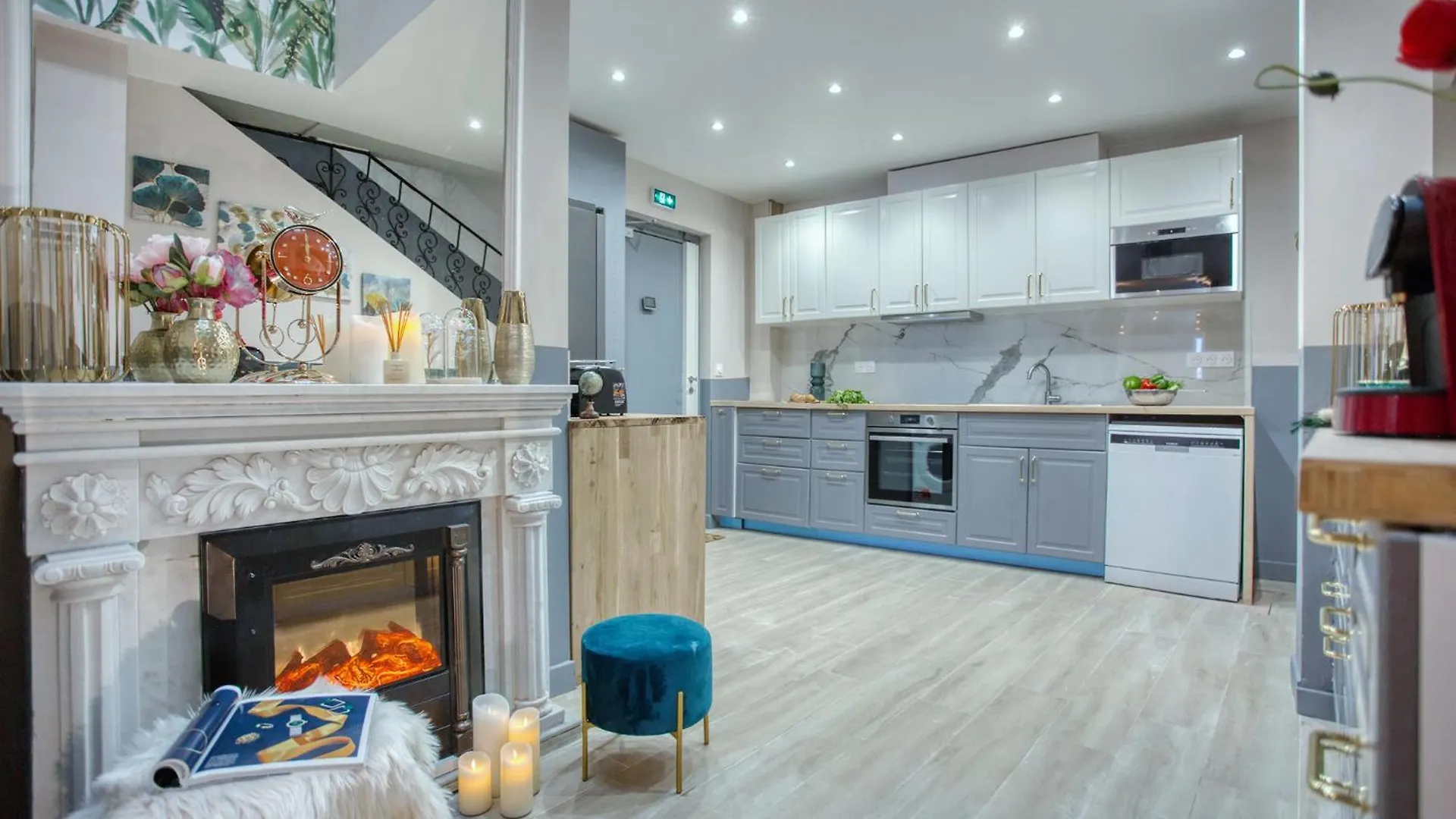 Appartement Elegant Triplex In Paris - Ideal For 10 - Aircon